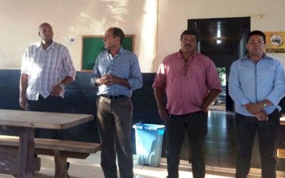 Prefeito eleito de Nova Alvorada do Sul visita Secretaria de Obras e de Saúde