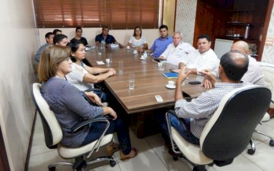 O Prefeito Arlei convidou os Vereadores para uma conversa em seu Gabinete