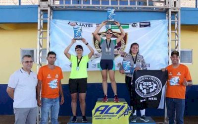 Atleta do Grupo de amigos da ACI de Ivinhema,  fatura primeiro lugar de corrida em Jatei/MS