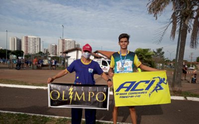 Jovem Ivinhemense é destaque em corrida na capital
