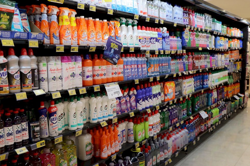 Brasil é o quarto país do mundo que mais consome produtos de limpeza