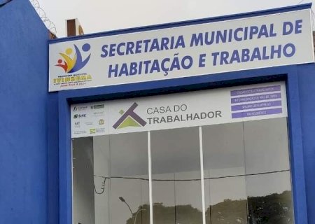 Secretaria de Habitação e Trabalho de Ivinhema divulga vagas de emprego para este mês de fevereiro