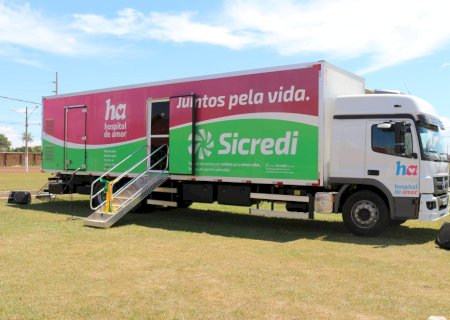 Unidade Móvel do Hospital de Amor passará por mais três municípios neste mês de abril
