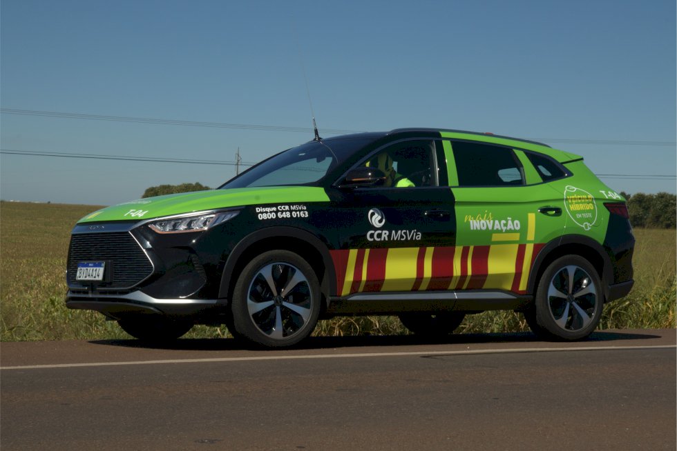 CCR MSVia testa carro híbrido para compor sua frota de viaturas
