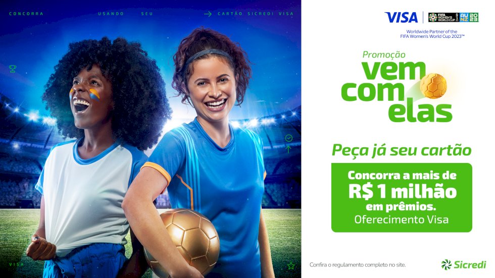 Sicredi e Visa oferecem mais de R$ 1 milhão em prêmios