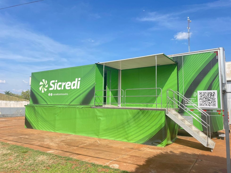 Agência Móvel da Sicredi Centro-Sul MS atende no distrito de Nova Casa Verde