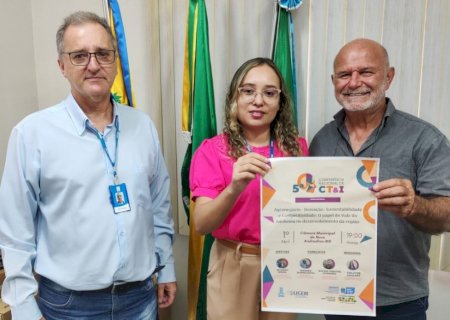 Representantes da UFMS visitaram a Câmara de Ivinhema para falar sobre 5ª Conferência Nacional de Ciência, Tecnologia e Inovação