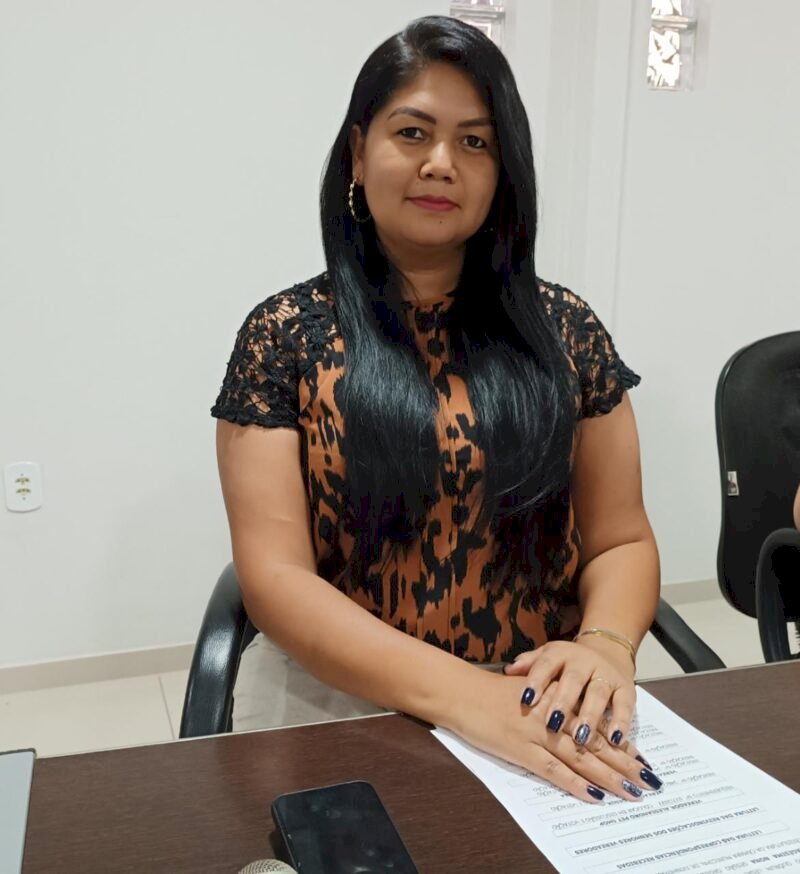 Mary Cordeiro cobrou prolongamento de canteiro da Av. Brasil e pintura de faixas de pedestres em rotatória do centro da cidade