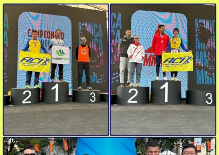 Domingo, 26 de maio na Capital do Paraguai, Assunção, os  atletas da ACI estiveram presentes na Meia Maratona