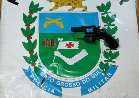 Ivinhema - Polícia Militar prende homem por porte ilegal de arma de fogo e ameaça