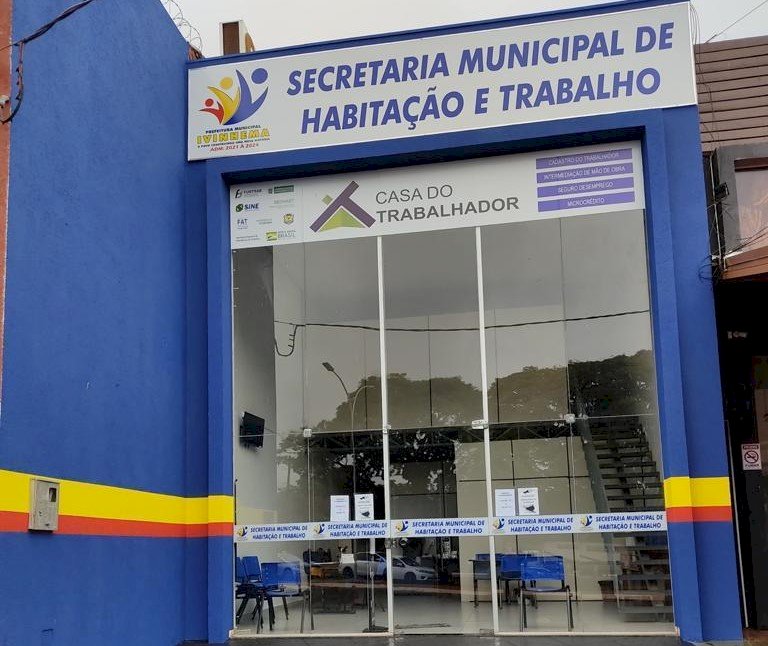 Secretaria de Habitação e Trabalho de Ivinhema divulga vagas de empregos