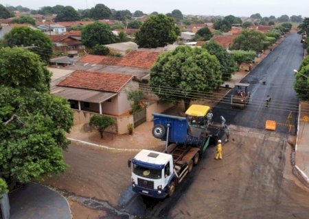 Pavimentação asfáltica do Bairro Itapoã está sendo recapeado