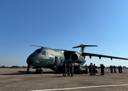 Cargueiro multimissão da FAB será empregado no combate aos incêndios no Pantanal