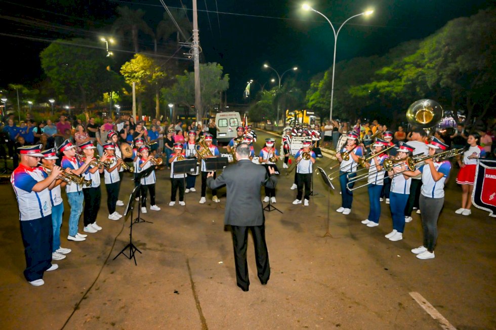 Município de Ivinhema sediou encontro de bandas e fanfarras