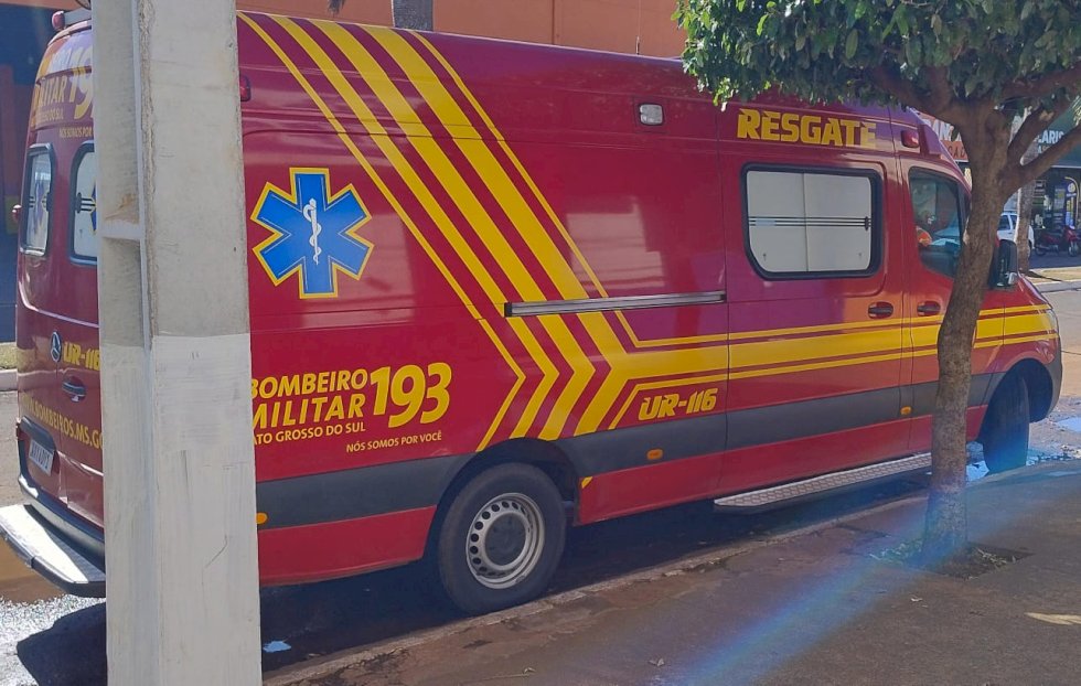 Ivinhema - Vítima sofre acidente no bairro Solar do Vale