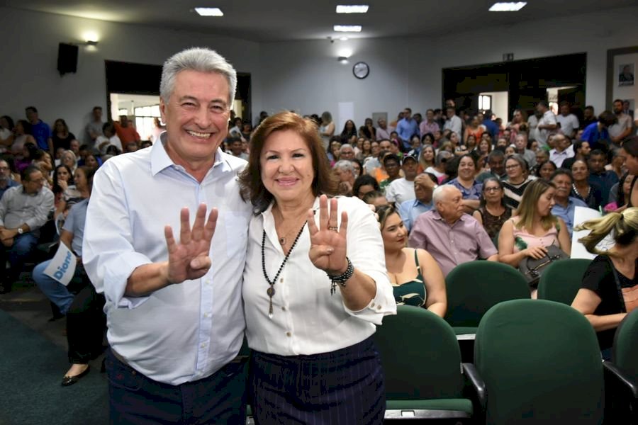 Tendo Hashioka como principal estrela, União Brasil lança Dione como candidata a prefeita de Nova Andradina