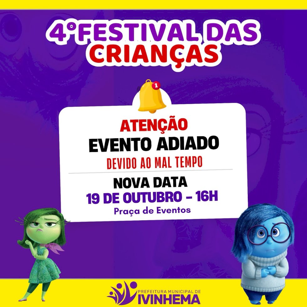 Ivinhema - Comemoração do dia das crianças é adiada