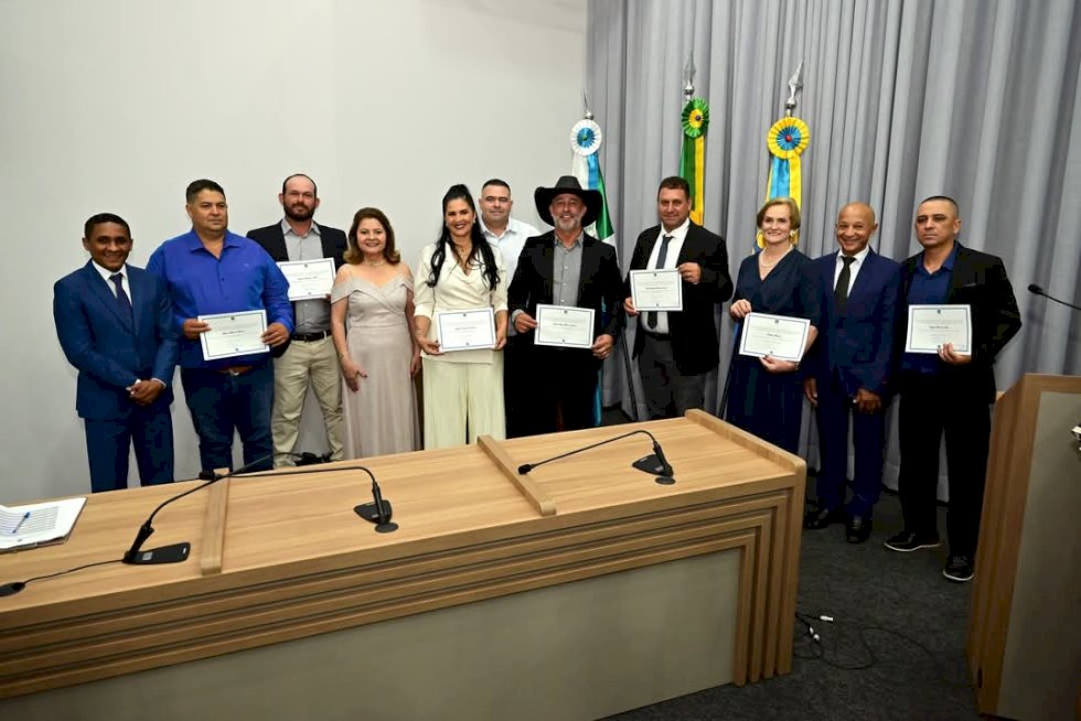 Ivinhema - Prefeito, vice-prefeita e vereadores(as),  foram diplomados para exercerem seus mandatos de 2025 a 2028