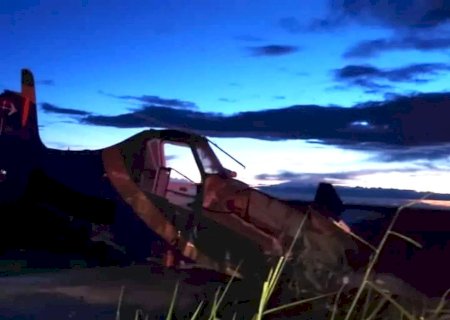 Avião agrícola com piloto do MS, cai após colidir em fiação elétrica no Oeste da Bahia
