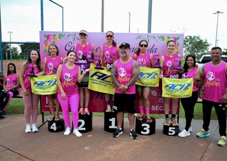 Corrida Caminhada em Ivinhema encerrou as comemorações ao mês da mulher