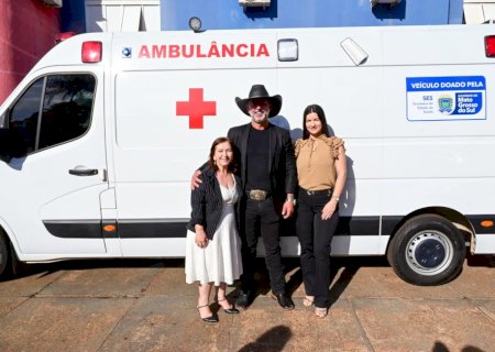 Prefeito de Ivinhema agradeceu ambulância enviada ao município