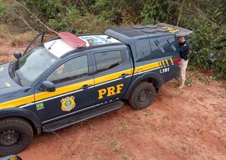 PRF apreende carga maconha e várias caixas de cigarros