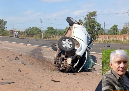 Colisão frontal na BR-163 deixa motorista morto e preso às ferragens