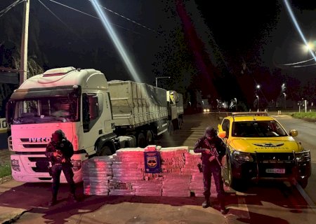 PMR prende homem por transportar grande quantidade de drogas escondida em uma carreta