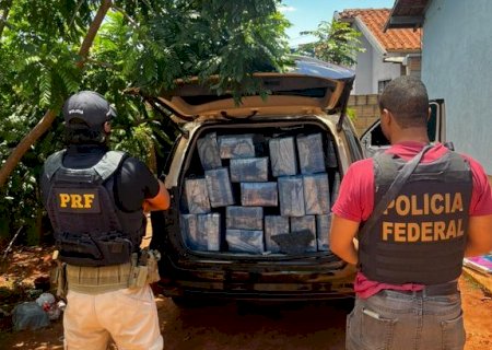 Ação conjunta apreende 1,5 tonelada de maconha e recupera veículo