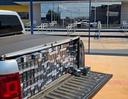 PRF apreende cigarros eletrônicos em Deodápolis