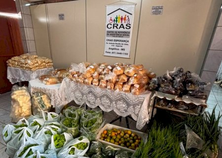 Angélica: Programa de aquisição de alimentos fortalece a agricultura famíliar e garante alimentação de qualidade às famílias atendidas pelo CRAS