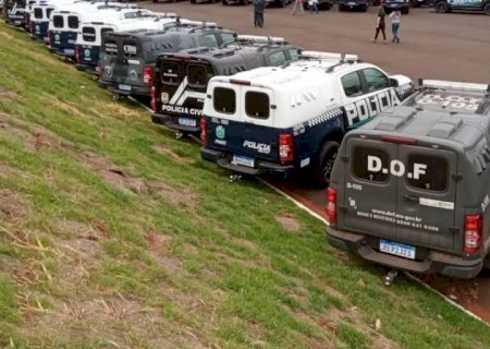 Com quase 600 viaturas e dois helicópteros, MS prepara operação para segundo turno das Eleições 2026