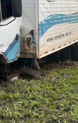 Motorista morre após carro bater em caminhão e capotar na saída para Sidrolândia