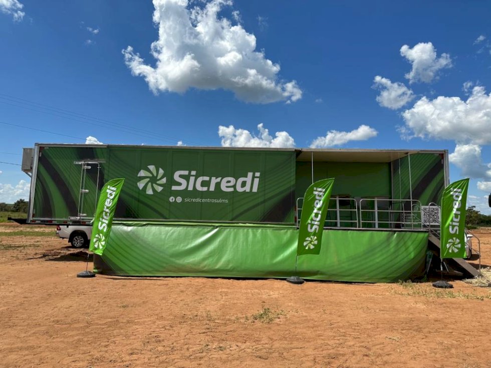 Sicredi Centro-Sul MS está presente na Exponantec com disponibilização de produtos e serviços à comunidade.