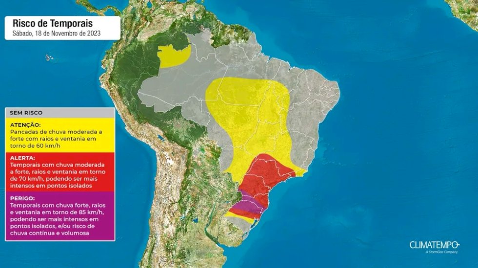 Frente fria pode dar fim ao calorão em MS; temperatura deve cair até 10ºC