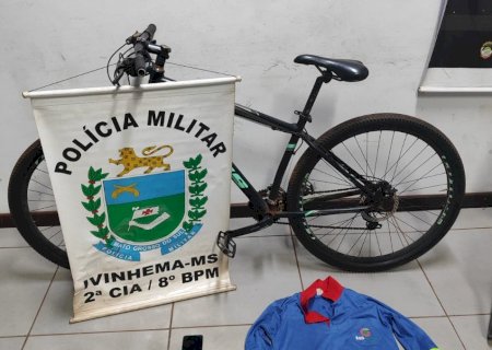 Ivinhema - Polícia Militar prende autor de furto e recupera objetos furtados