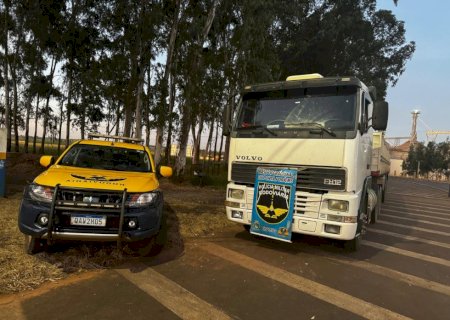 PMR prende homem por receptação e recupera caminhão roubado no estado de São Paulo