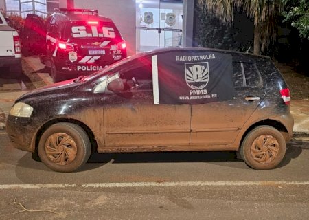 Ação integrada da Polícia Militar resulta na apreensão de mais de meia tonelada de maconha e recuperação de veículo roubado em Nova Andradina