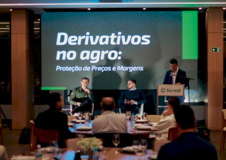 Sicredi Centro-Sul MS/BA promove palestra sobre derivativos no agro para produtores rurais