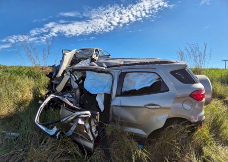 Colisão frontal deixa 3 mortos na BR-463 entre Dourados e Ponta Porã