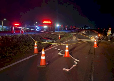 Paranaense morre após carro invadir pista contrária e atingir Honda Civic na BR-163