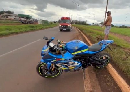 Nova Alvorada do Sul: Motociclista morre ao tentar fazer contorno em rotatória